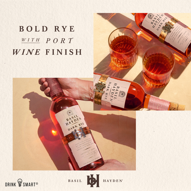 Basil Hayden Dark Rye Whiskey - 750 mL - 750ML - Glass