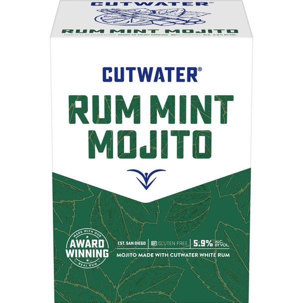 Cutwater Rum Mint Mojito - 12 Oz - 4-PK - Aluminum