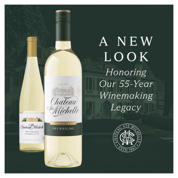 Chateau Ste Michelle Dry Riesling - 750 mL - 750ML - Glass