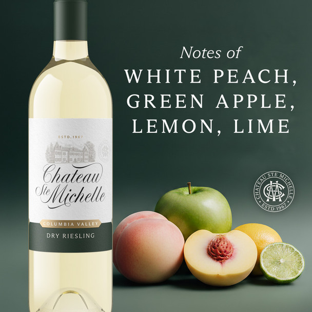 Chateau Ste Michelle Dry Riesling - 750 mL - 750ML - Glass