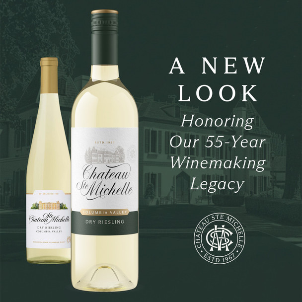 Chateau Ste Michelle Dry Riesling - 750 mL - 750ML - Glass