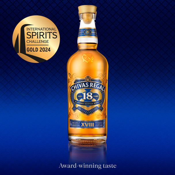 Chivas Regal 18 Year Old Blended Scotch Whisky - 1.75 L - 1.75L - Glass