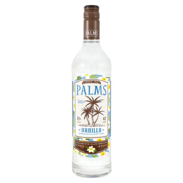 Palms Vanilla Rum - 750 mL - 750ML - Glass