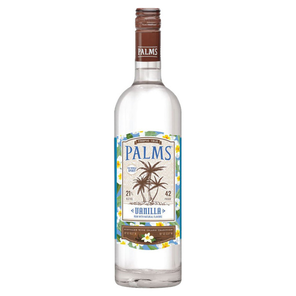 Palms Vanilla Rum - 750 mL - 750ML - Glass