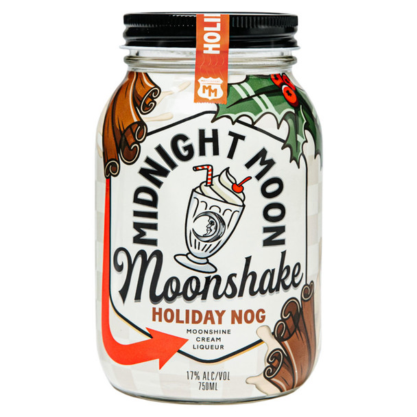 Midnight Moon Holiday Nog Moonshake - 750 mL - 750ML - Glass