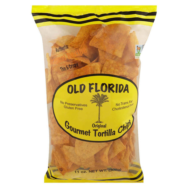 Old Florida Tortilla Chips Original - 12 Oz - 12OZ