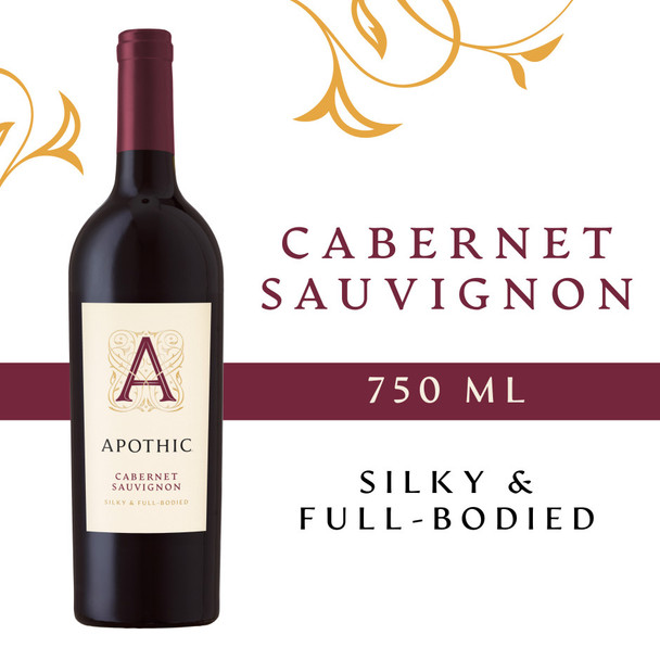 Apothic Cabernet Sauvignon - 750 mL - 750ML - Glass
