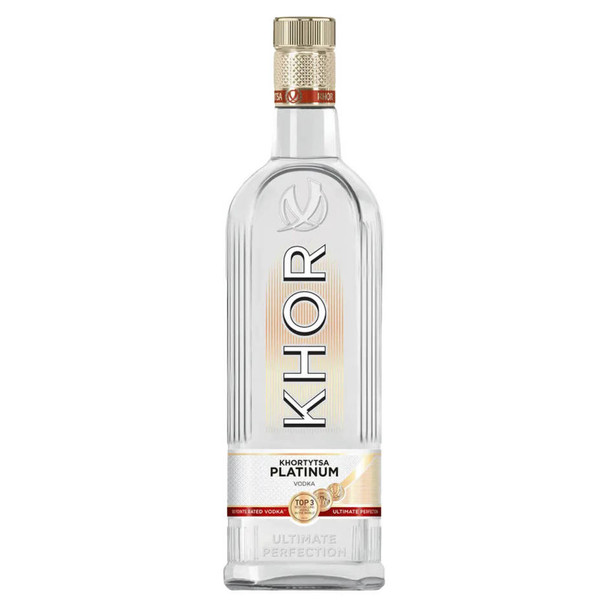 Khor Platinum Vodka - 750 mL - 750ML - Glass Khor Platinum Vodka - 750 mL - 750ML - Glass