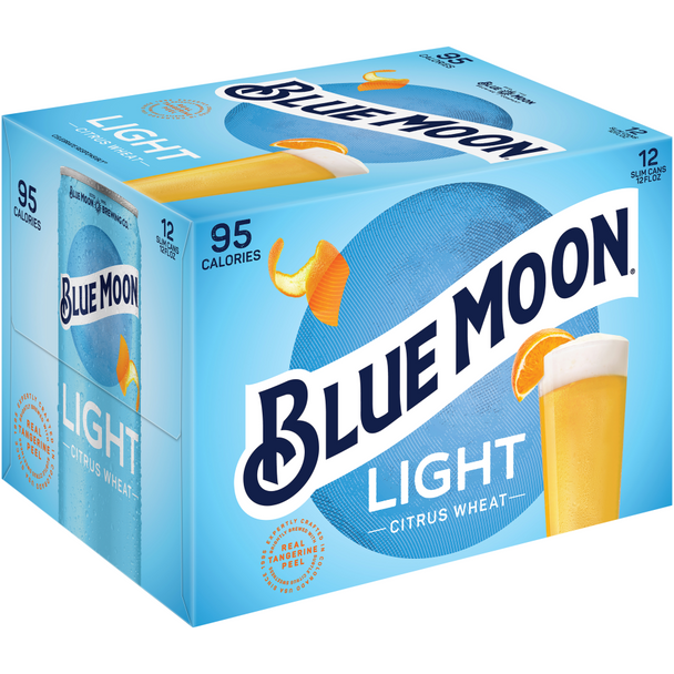 Blue Moon Light - 12 Oz - 12-PK - Aluminum