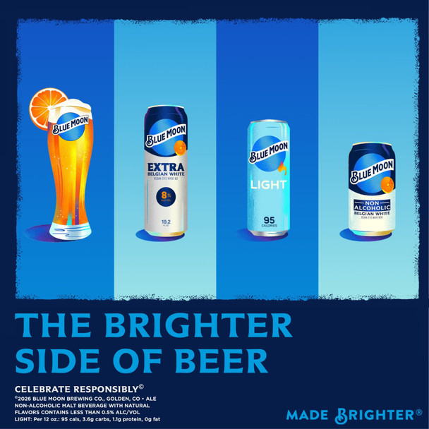 Blue Moon Light - 12 Oz - 12-PK - Aluminum