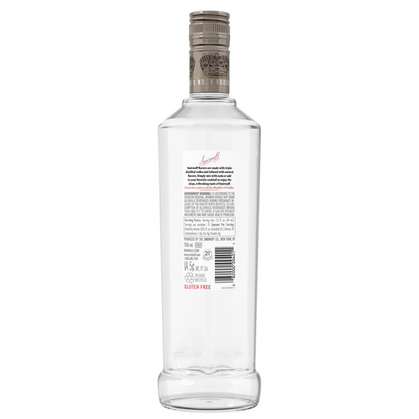 Smirnoff Vanilla Vodka - 750 mL - 750ML - Glass