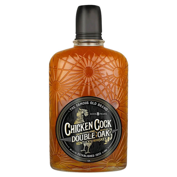 Chicken Cock Double Oak Kentucky Whiskey - 750 mL - 750ML - Glass