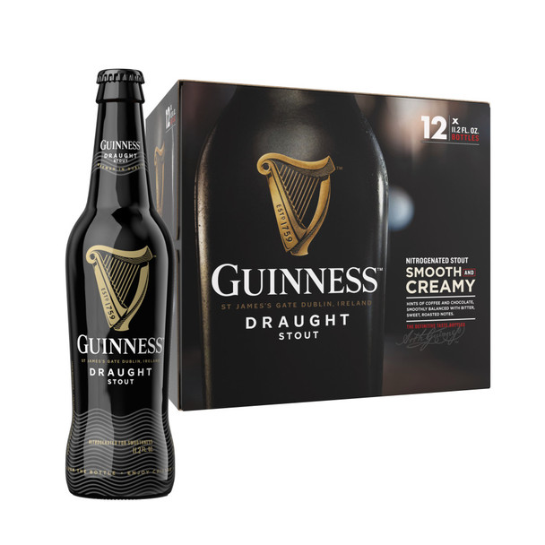 Guinness Draught - 11.2 Oz - 12-PK - Glass