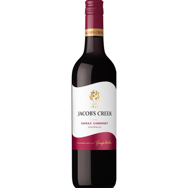 Jacob's Creek Classic Shiraz Cabernet Red Wine - 750 mL - 750ML - Glass