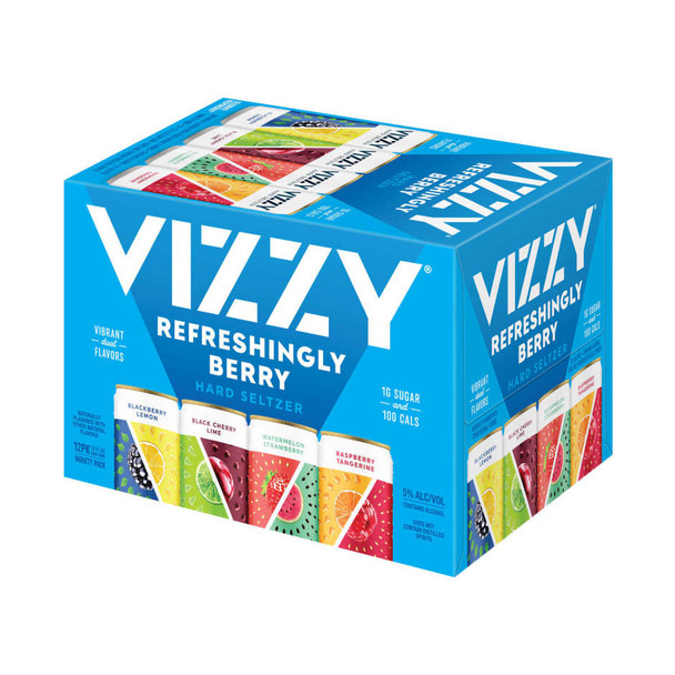 Vizzy Refreshingly Berry Hard Seltzer Variety Pack - 12-PK - Aluminum