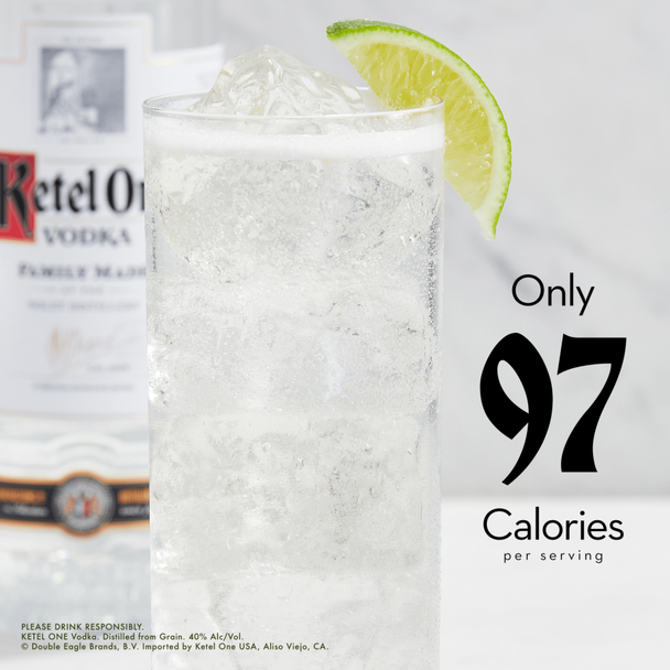Ketel One Vodka with Glass - 1.75 L - Set - Glass