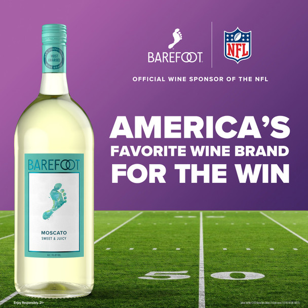 Barefoot Moscato - 1.5 L - 1.5L - Glass