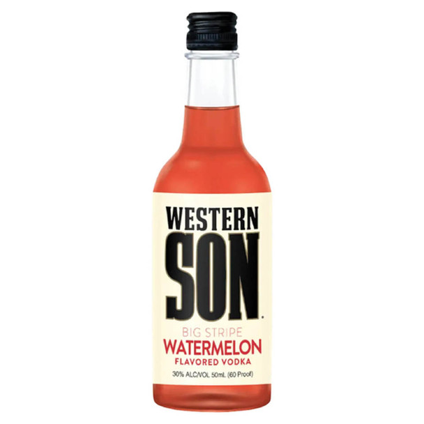Western Son Watermelon Vodka - 50 mL - 50ML - Plastic