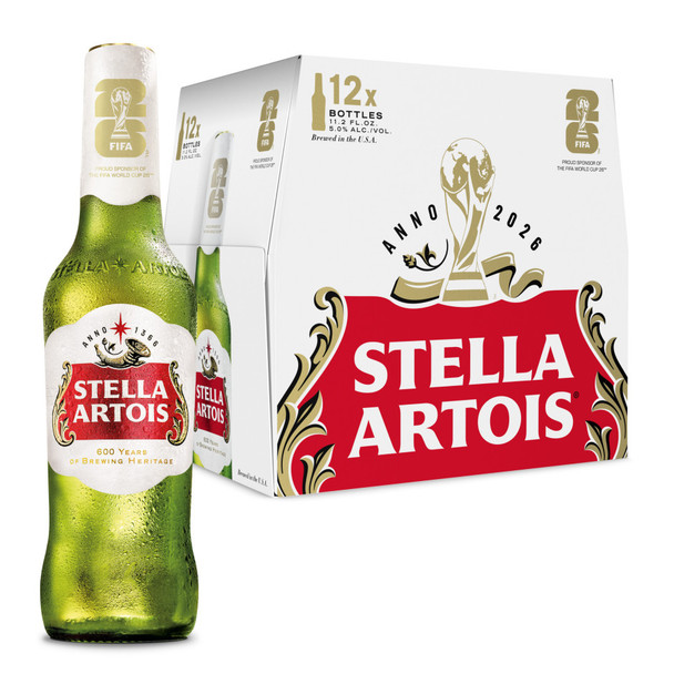 Stella Artois - 11.2 Oz - 12-PK - Glass