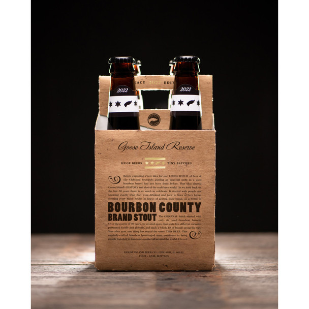 Goose Island Bourbon County Stout - 4-PK - Glass