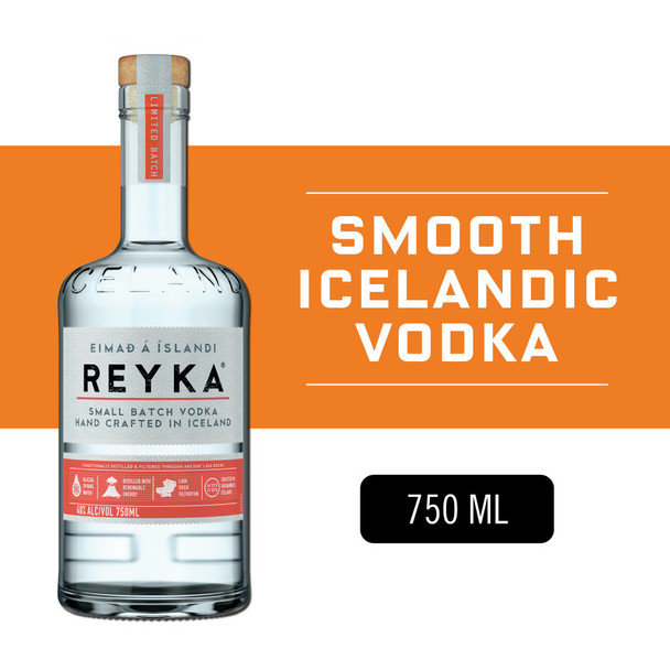 Reyka Vodka - 750 mL - 750ML - Glass