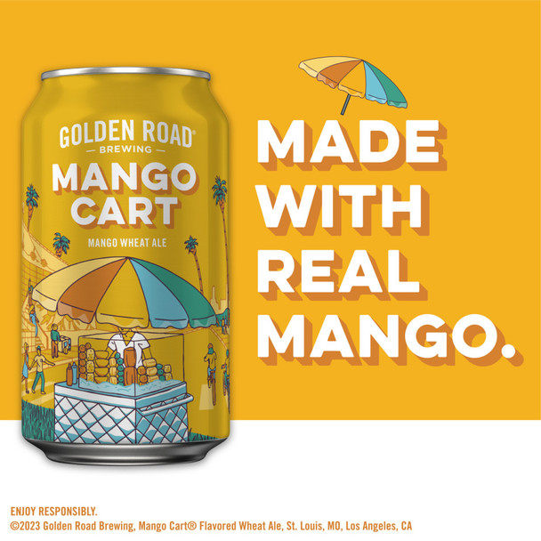 Golden Road Mango Cart - 12 Oz - 6-PK - Aluminum