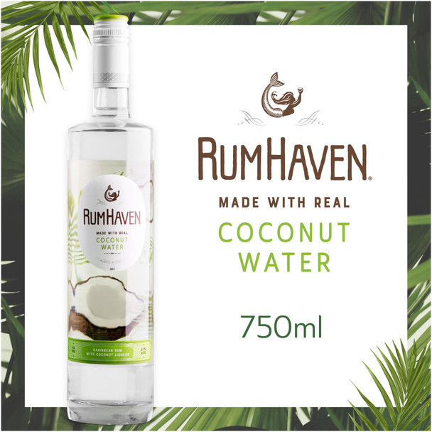 Rum Haven Rum With Coconut Liqueur - 750 mL - 750ML - Glass