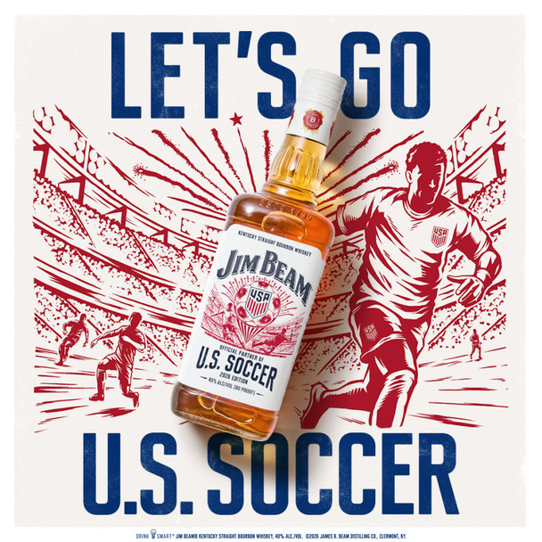 Jim Beam Kentucky Bourbon Whiskey - 750 mL - 750ML - Glass