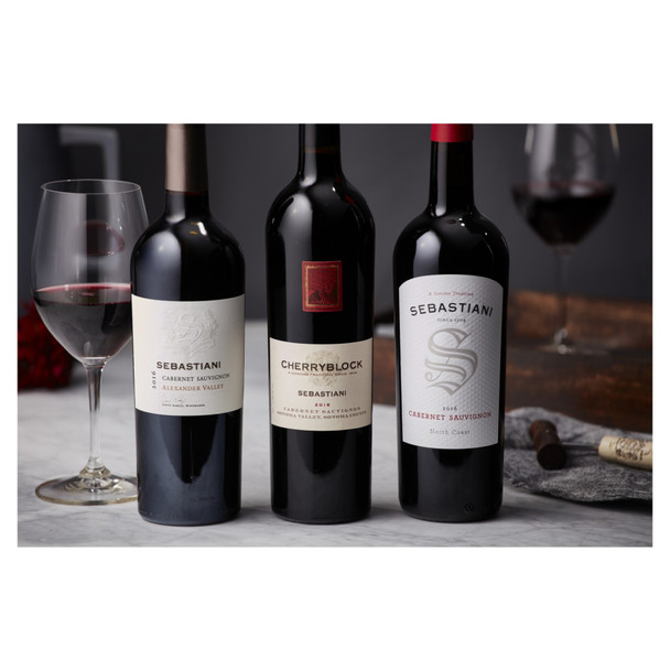 Sebastiani North Coast Cabernet Sauvignon - 750 mL - 750ML - Glass