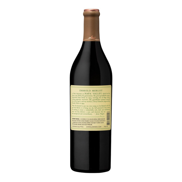 Emmolo Merlot by Caymus Vineyards - 750 mL - 750ML - Glass