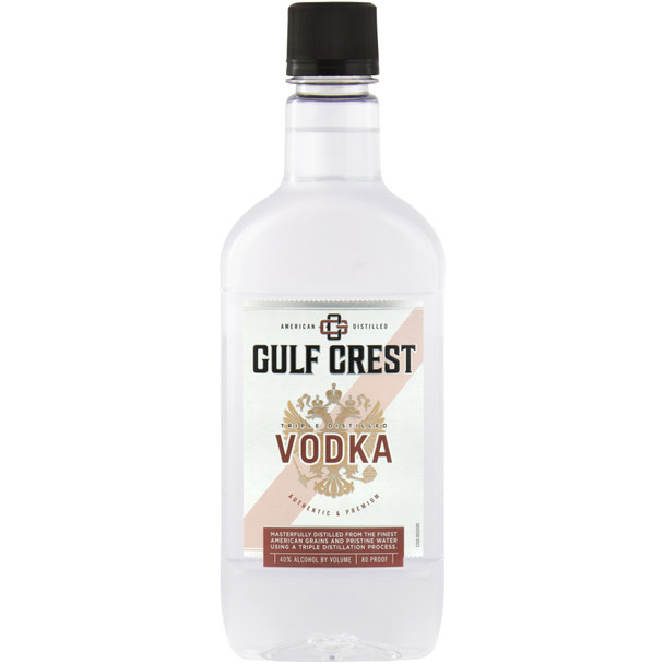 ABC Gulf Crest Vodka Plastic - 750 mL - 750ML - Plastic