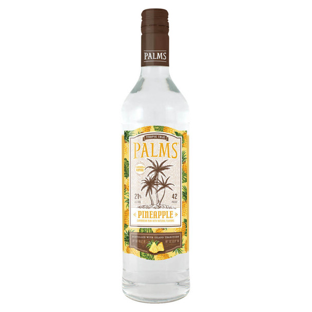 Palms Pineapple Rum - 750 mL - 750ML - Glass