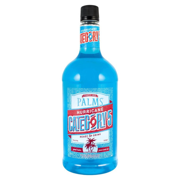 Palms Hurricane Category 5 Premixed Cocktail - 1.75 L - 1.75L - Glass