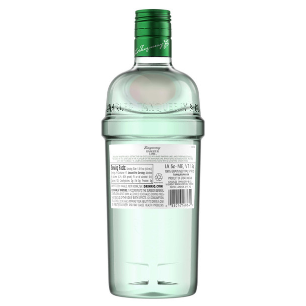 Tanqueray Rangpur Lime Gin - 750 mL - 750ML - Glass
