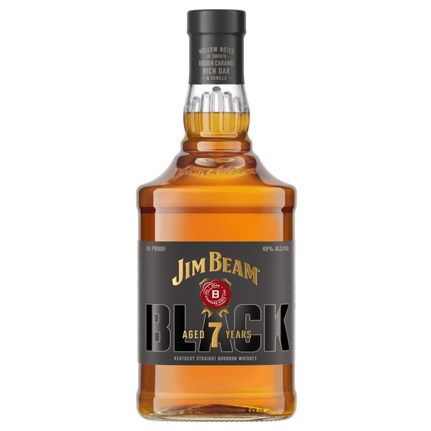 Jim Beam Black 7 Year Straight Bourbon Whiskey - 750 mL - 750ML - Glass Jim Beam Black 7 Year Straight Bourbon Whiskey - 750 mL - 750ML - Glass