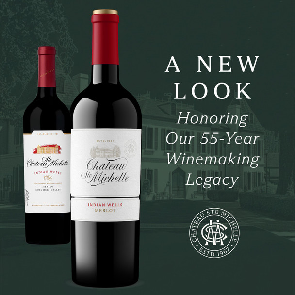 Chateau Ste Michelle Indian Wells Merlot - 750 mL - 750ML - Glass