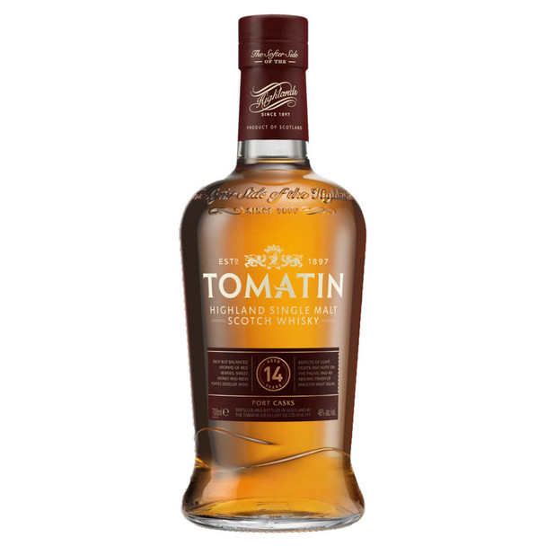 Tomatin 14 Year Single Malt Scotch - 750 mL - 750ML - Glass