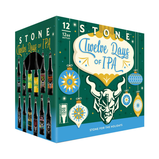 Stone Twelve Days of IPA - 12-PK - Glass