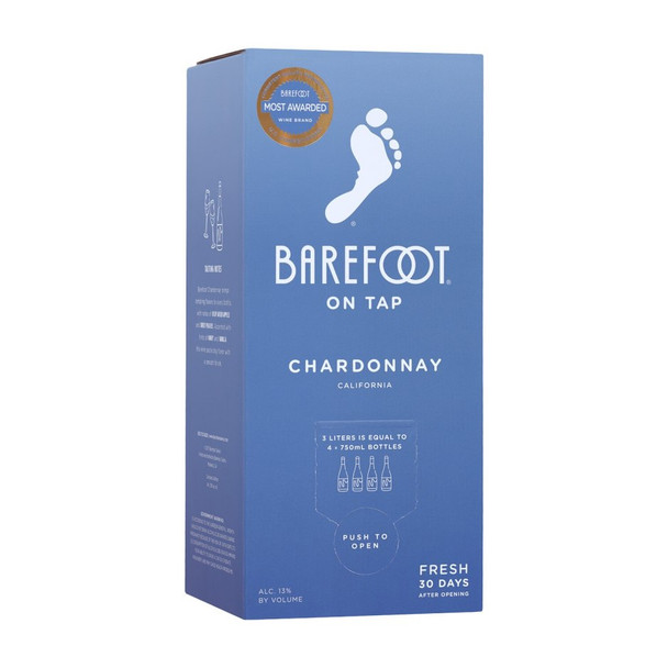 Barefoot Chardonnay - 3.0 L - 3.0L - Cardboard