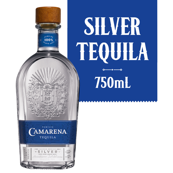 Camarena Silver Tequila - 750 mL - 750ML - Glass