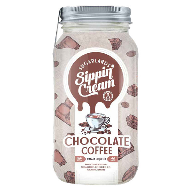 Sugarlands Appalachian Sippin' Cream Chocolate Coffee Liqueur - 750 mL - 750ML - Glass