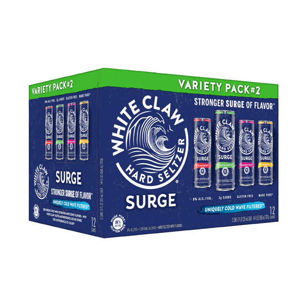 White Claw Hard Seltzer Surge Variety #2 - 12-PK - Aluminum