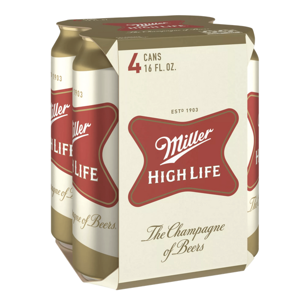 High Life - 16 Oz - 4-PK - Aluminum