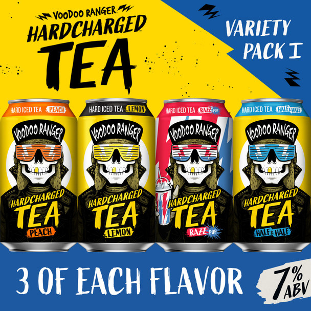 New Belgium Voodoo Ranger Hardcharged Tea Variety - 12-PK - Aluminum
