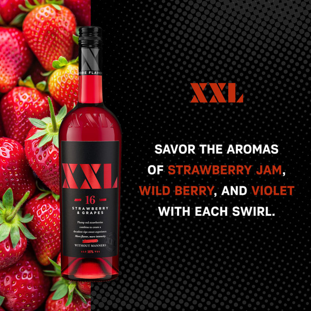 XXL Strawberry & Grapes Moscato - 750 mL - 750ML - Glass