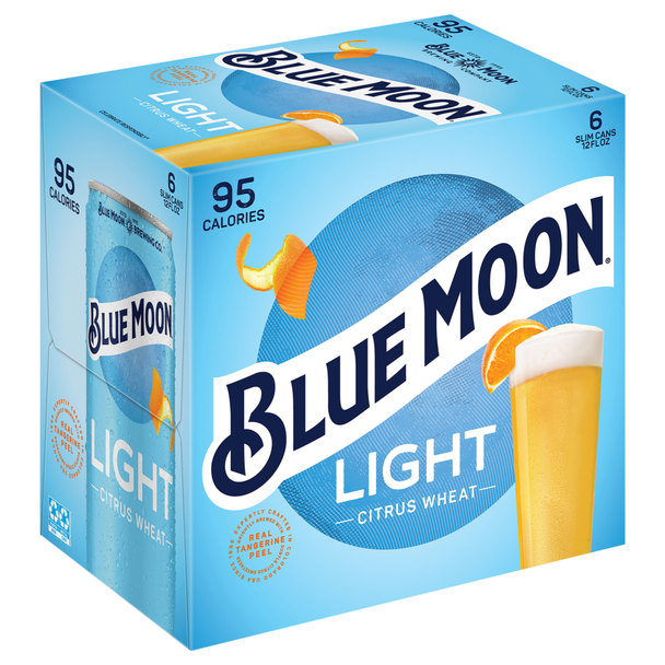 Blue Moon Light - 12 Oz - 6-PK - Aluminum