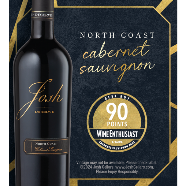 Josh Cellars Reserve Cabernet Sauvignon - 750 mL - 750ML - Glass