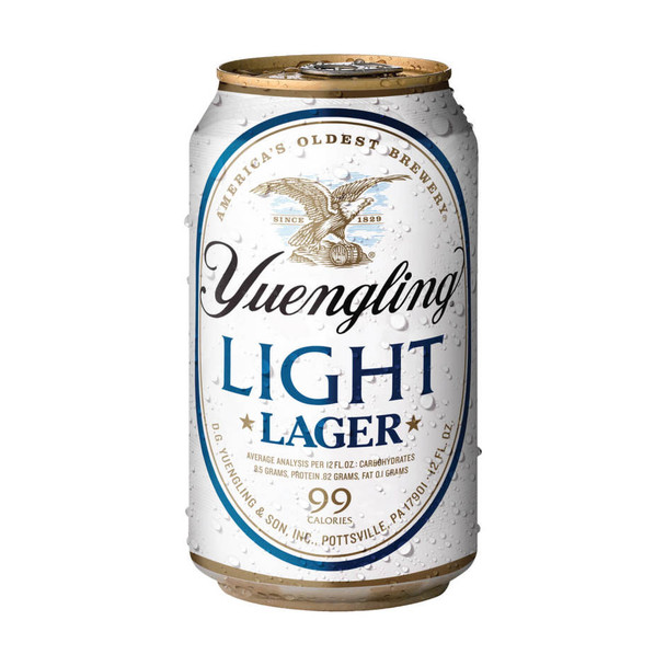 Yuengling Light Lager - 12 Oz - 24-PK - Aluminum