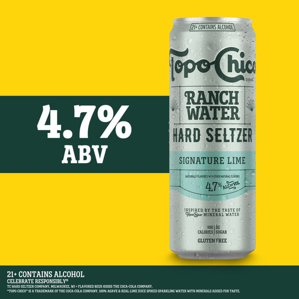 Topo Chico Ranch Water Hard Seltzer - 12-PK - Aluminum