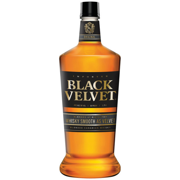 Black Velvet Canadian Whiskey - 1.75 L - 1.75L - Glass